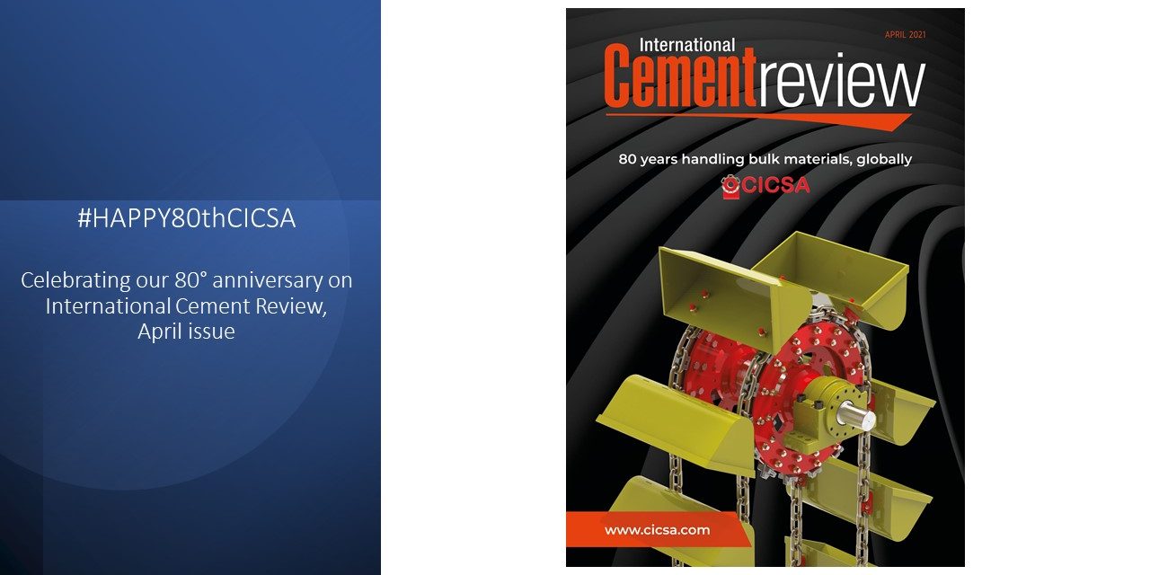 copertina di CICSA per la rivista International Cement Review