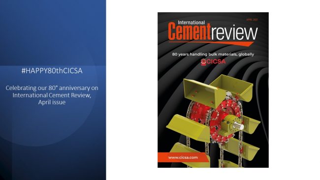 copertina di CICSA per la rivista International Cement Review