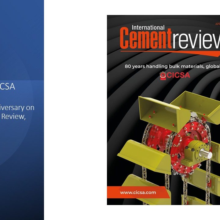 CICSA cover for International Cement Review