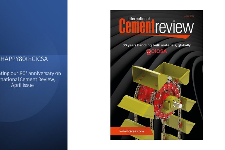 copertina di CICSA per la rivista International Cement Review