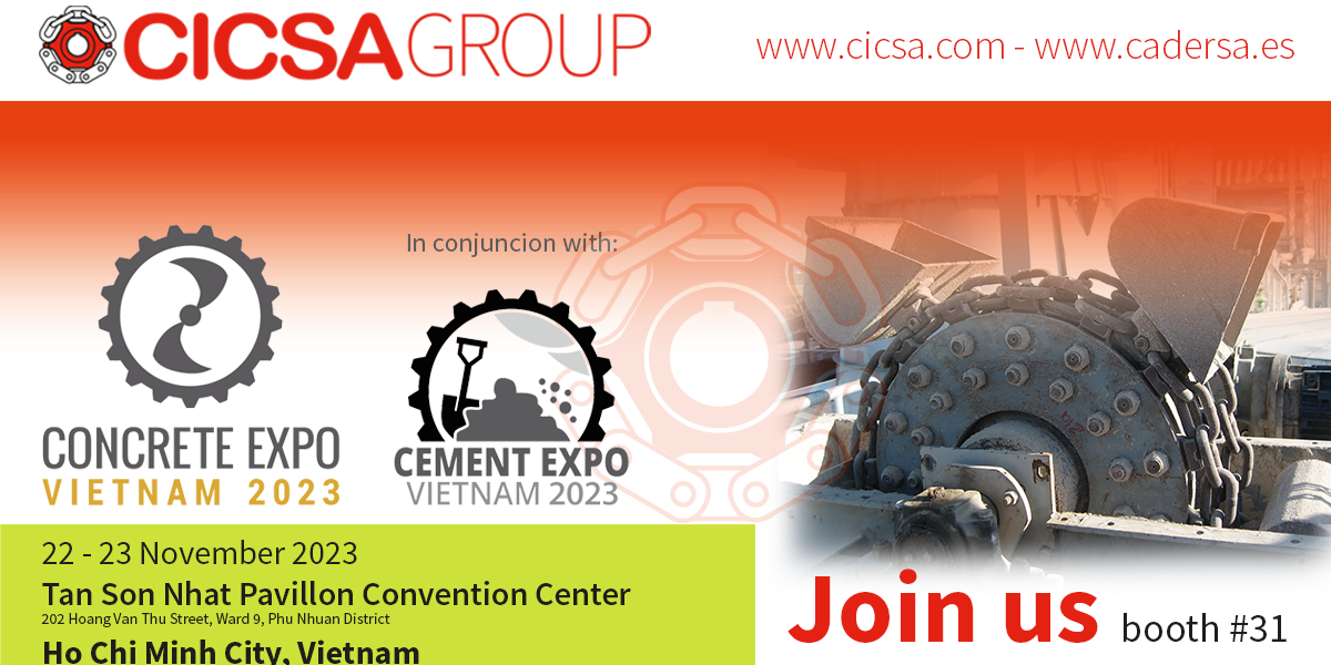 gruppo cicsa alla fiera cement expo in vietnam