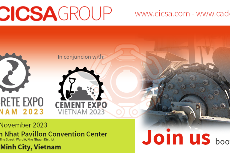 gruppo cicsa alla fiera cement expo in vietnam